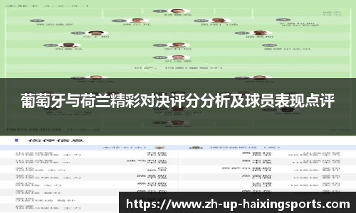 葡萄牙与荷兰精彩对决评分分析及球员表现点评